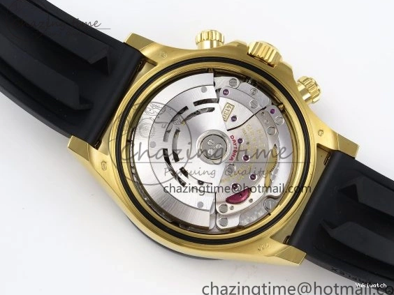 EDITION DAYTONA STRAP 116518 DIAL 1:1 YG BLACK RUBBER APSF ON SH4130 BEST OYSTERFLEX 0426